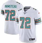 Nike Dolphins Men & Women & Youth 72 Terron Armstead White Throwback Vapor Limited Jersey,baseball caps,new era cap wholesale,wholesale hats